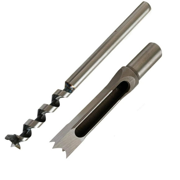 Woodworking Mortising Chisel 3/4 inch Square Hole Power Tool Bit, Sharp and Durable Wood Square Hole Drill Bit