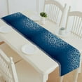 thumbnail image 1 of EREHome Damask Background Luxury Blue Design table runner table cloth tea table cloth 14x72 inch, 1 of 1