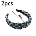 thumbnail image 2 of Diademas anudadas para diademas, diademas anchas para mujeres, aro para el cabello, nudo torcido, accesorios para el cabello de moda, 2 of 5
