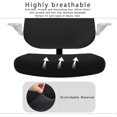 thumbnail image 4 of ORUYROP Stretch Chair Covers Spandex Office Computer Chair Cover Removable Washable Rotate Swivel Chair Protective Covers (Z1), 4 of 7