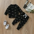 thumbnail image 3 of Sun Print Long Sleeve Baby Boy Jogger Set, 3 of 8