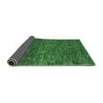 thumbnail image 2 of Ahgly Company Indoor Round Abstract Emerald Green Modern Area Rugs, 5' Round, 2 of 4