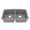 Grey, variant on Karran Undermount Quartz Composite 32 in. 50/50 Double Bowl Kitchen Sink in White