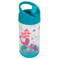 Stephen Joseph, Kids Flip Top Water Bottle, 10oz BPA Free, Unisex Water Bottle, Mermaid