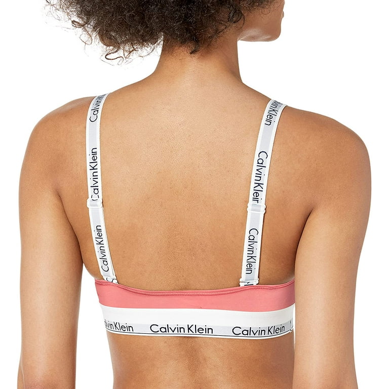 Calvin Klein Women's Modern Cotton Unlined Triangle Crossback