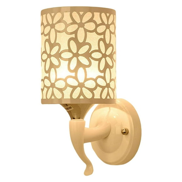 Yinanstore Wall Sconce Lighting Fixture with Creative Flower Design Shade, Bathroom Sconces Wall Lighting Indoor, Hardwired Wall Lamps for Bedroom, Living Room