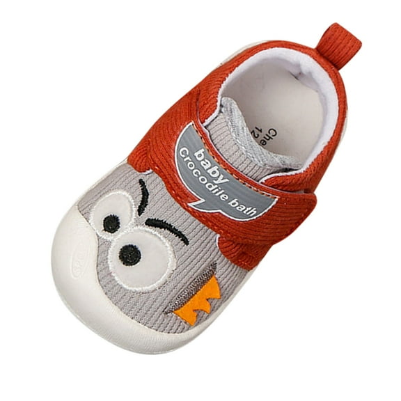 Xudanell Toddler Boy Shoes Soft Sole Round Toe Buckle Shoes Baby Walking Shoes Baby Boy Sneakers