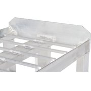 Low-Profile Aluminum Vehicle Service Stands with Removable Ramps