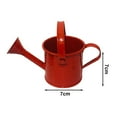 thumbnail image 6 of D-GROEE Metal Watering Can, Simple Kids Watering Can, Children Garden Watering Bucket Iron Watering Tin Can Sprinkling Kettle for Garden Plants Flower (1.97x2.76 in), 6 of 6