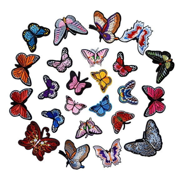 AUQ Iron on Patches,Lightweight and Portable Animal Embroidery Decal,Trendy Elements Cartoon Patch