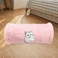 thumbnail image 2 of Tripumer 21pcs Cat Toys Kitten Toy Set Tunnel Interactive Cat Toys Plush Cat Folding Tunnel Teaser Stick 7 Colourful Mouse for Cats, Rabbits, Kittens, Puppies and Small Pets (Rose), 2 of 8
