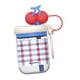 thumbnail image 3 of Botella de agua para beber, taza para niños y niñas, linda, ligera y adorable jarra de agua. Cereza, 3 of 9