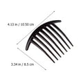thumbnail image 2 of WASHWEPE 8Ud Peine De Plástico Negro Para Estilizar Con Ergonómico, 2 of 8