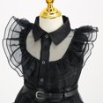 thumbnail image 2 of Disfraz de baile de Halloween, exquisito disfraz negro, disfraz de cosplay, 2 of 6