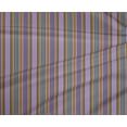 thumbnail image 3 of oneOone Tissu Polyester Lycra Rayures Multicolores Tissu Imprimé 1 Yard 56 Pouces de Large, 3 of 3