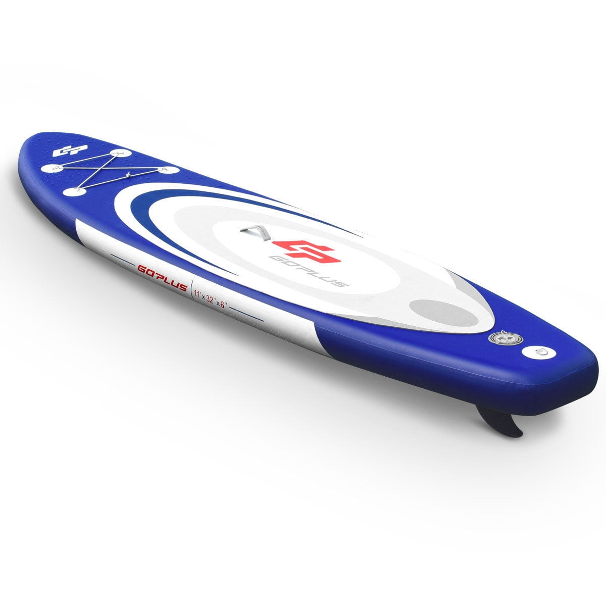 Goplus 11' Inflatable Stand up Paddle Board Surfboard SUP W/ Bag Adjustable Paddle Fin