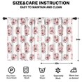 thumbnail image 2 of Blackout Kids Curtains,Pink Cow Strawberry Pattern Childrens Insulated Curtains Set Of 2,Bedroom Essentials,Toddler Room Decor 42x54in(106x137cm), 2 of 5