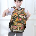 thumbnail image 6 of FORMRS School Backpack 17" Student Travel Bag with Laptop Compartment, Colorful Mushroom, 6 of 7