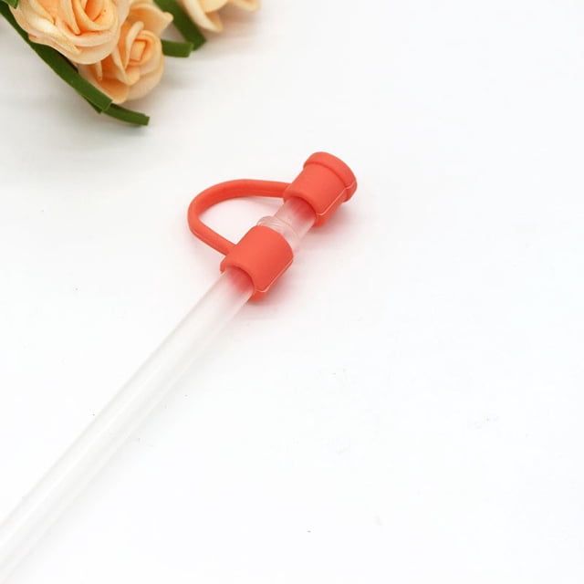 Ensemble de Couvercles de Paille pour Classification de Produits pour Boisson Réutilisable en Silicone – Voyage Pique-Nique Entraînement Physique Fête Compatible avec 6/8mm 10 Options de Couleur
