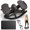 Black, variant on Swing Stepper Machine – Home Aerobic Fitness Made Easy, Targets Waist & Legs in One Compact Design, Foldable, Quiet, and Suitable for the Whole Family