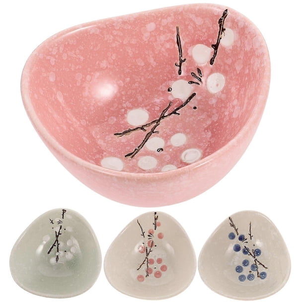 4pcs Japanese Style Sauce Dipping Plates Party Seasoning Serving Dishes Food-grade Ceramic Appetizer Bowls