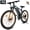 Q5-BLACK HIGH TOP, variant on XKJ Electric Bike for Adults,26" EBIKE,25MPH, 40+Miles(PAS),Commuting Electric Mountain Bicycle with 576Wh Removable Built-in Battery,1000W Gear Motor with 7 Speed,Full Fork Suspension, UL 2849