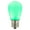 Green, variant on Vickerman S14 LED Multi Ceramic Bulb 1.3 Watts, 130V, E26 Medium Nickel Base,5 per pack.