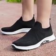 thumbnail image 4 of EKVAHL Men's Slip on Walking Shoes Light Breathable Non Slip Running Shoes Arch Support Casual Fashion Sneakers Mesh Workout Sports, 4 of 5