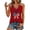 Red, variant on Womens V Neck Racerback Cami Independence Day Uncle Sam Print Sleeveless Patriotic Tank Top Women Tank Tops