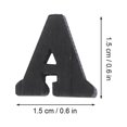 thumbnail image 2 of SASABAXI 100pcs Craft Embellishments Assorted Color Wooden Retro English Letters DIY Projects for Christmas, 2 of 7