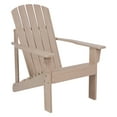 thumbnail image 5 of Shine Company Traditional Cedar Wood Patio Firepit Adirondack Chair in Gray, 5 of 7