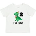 thumbnail image 3 of Inktastic 2nd Birthday Dinosaur 2 Year Old Boys Baby T-Shirt, 3 of 5