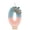 Gradient Pink And Blue Number 1 Birthday Candle, variant on Cartoon Number 5 Birthday Candle - Glittery Crown Design, Ombre Color, Safe Wax Material - Birthday Parties, Cake Decorations, Anniversary Celebrations