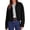 Black, variant on Women's Faux Suede Cropped Fall Jackets,Soft Zip Up Coats,Classic Lapel Collar,Button Down Shacket,Oversized Casual Outerwear,Trendy Winter Clothes with Pockets