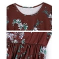 thumbnail image 5 of Summer Dresses for Women 4th of July Dresses Casual Floral Print Maxi Dresses Plus Size Sun Dresses Wedding Guest Dresses with Pockets Shermie, 5 of 6