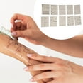 thumbnail image 4 of Unique Bargains 1 Set Water-Resistant Fake Tattoos Refreshing StyleTemporary Tatto for Adult Assorted Color, 4 of 5