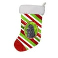 thumbnail image 1 of Carolines Treasures SC9611-CS 11 x 8 In. Black Cocker Spaniel Candy Cane Christmas Stocking, 1 of 2
