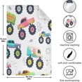 thumbnail image 5 of Monster Cars Colorful Dish Towels Set of 4, Summer Trucks Washable Tea Towels Dishcloths Lint-Free 18x28 Inch Fast Drying for Kitchen Restaurant Bar Clean, 5 of 7
