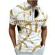 thumbnail image 1 of Blusa de manga corta con estampado de cremallera para hombre Pompotops  oipoqjl24510, 1 of 3