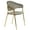 Light Grey Velvet, variant on LeisureMod Dining Chair Upholstered Leather Armchair Velvet Accent Ergonomic Padded Seat and Back Durable Stainless Steel Base for Modern Home, Kitchen, Living Room Bella Series in Off-White