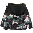 thumbnail image 6 of Gelikeya Windbreakers Jackets for Girls Outerwear Jackets & Coats Thermal Long Sleeve Boy's Fashion Print Winter Clothes (A03 Green & 13-14 Years), 6 of 8