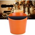 thumbnail image 4 of Caja para golpear posos de café, caja para golpear café, barra de golpe desmontable para el hogar, contenedor de basura antideslizante para moler café para cafetería (1 unidad, naranja), 4 of 5
