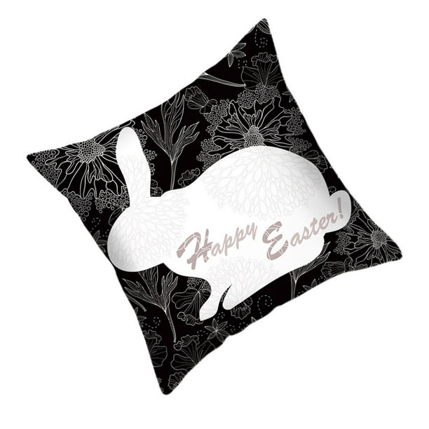 Inteprter Funda de almohada Estilo simple Suministro de dormitorio Funda de almohada con cremallera oculta decorativa Fundas de cojines Funda de almohada Decoración del hogar dieciséis 21CR27 Inteprter HA060847-16B
