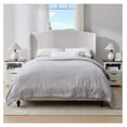 thumbnail image 2 of Farmhouse Nightstand, Rustic White Night Stand with 2 Drawers, End Table for Bedroom, Wood Bedside Dresser Without Charging Station 1pcs White Without Charging Station, 2 of 2