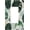 Boho Tropical Green Leaf Watercolor Banana Leaves, variant on Orange Grey Abstract Art Oil Painting Decorative Switch Plates 2 Gang Double Toggle Outlet Light Switch Cover Wall Plate Electrical Faceplate For Home Farmhouse Decor