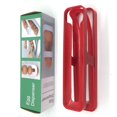thumbnail image 2 of Dispensador de huevos para refrigerador de 2 niveles Portahuevos de cocina con desplazamiento automático (rojo), 2 of 3