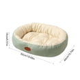 thumbnail image 3 of EBCUE Multi‑Size Round All‑Season Pet Bed Cushion, Breathable Summer & Warm Winter Soft Sleeping Mat, Cozy Rest Nest for Small‑Medium Cats Dogs Indoor Home Use, 3 of 6
