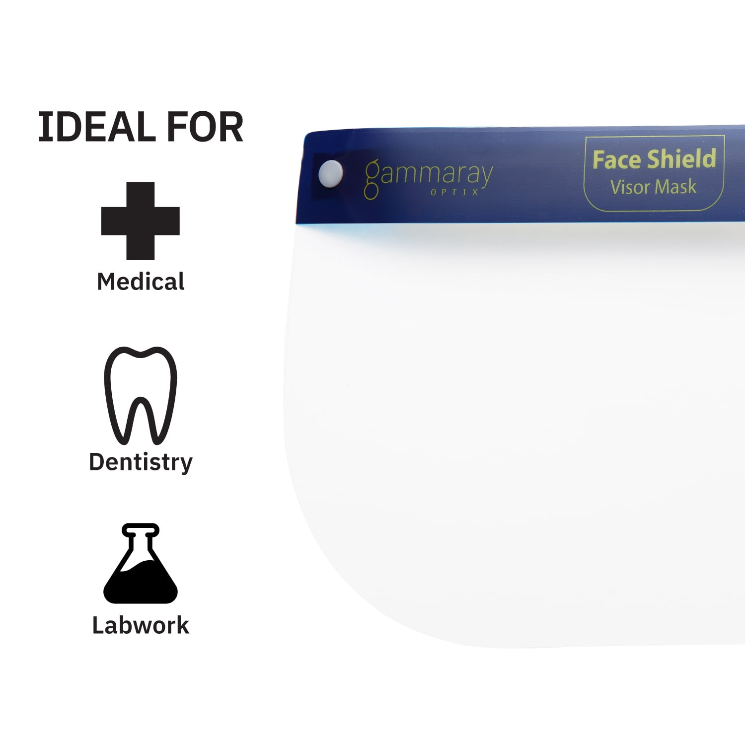 Gamma Ray Protective Face Shield Safety Visor Walmart Com Walmart Com