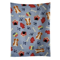 Carolines Treasures BB2723KTWL Dog House Collection English Foxhound Kitchen Towel 15 X 28" multicolor