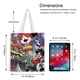 thumbnail image 5 of Yokai Watch Bolso de tela con estampado de lienzo para mujer, bolsa de compras reutilizable y estética, con cremallera interior, regalo para mujer,40*40cm., 5 of 6
